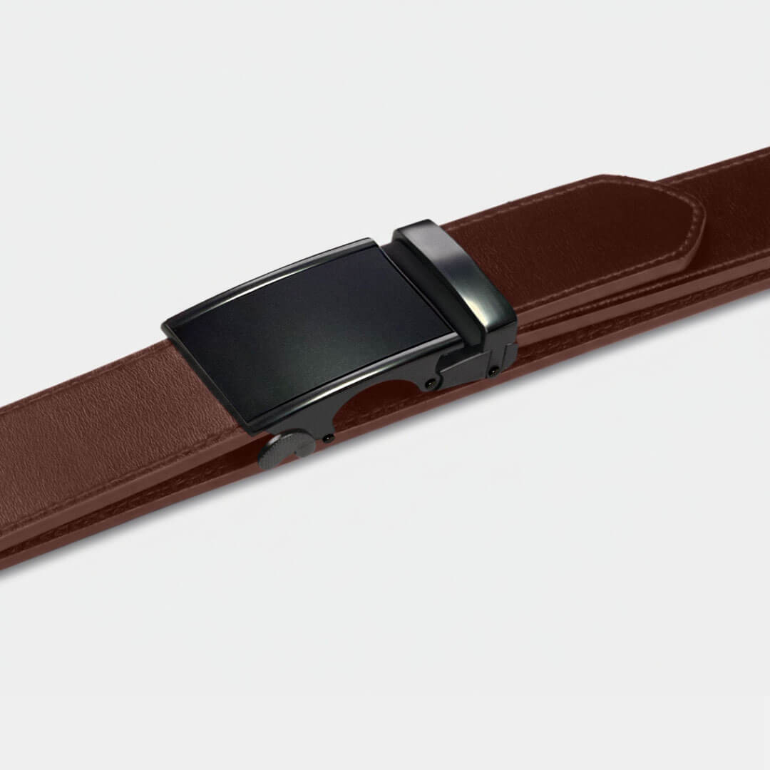 Black/Gunmetal Heritage | Genuine Leather Belt