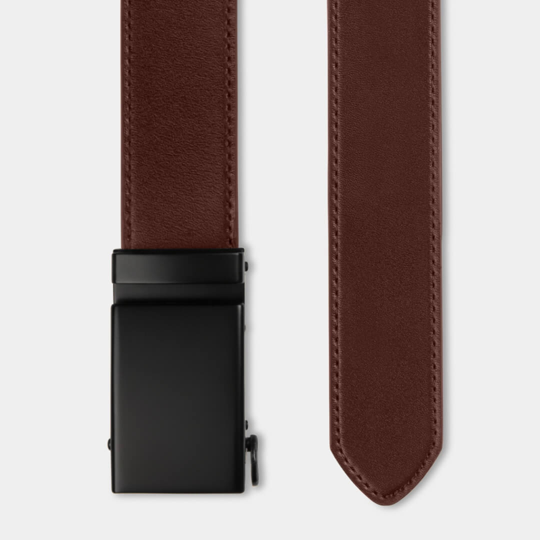 Black Heritage | Genuine Leather Belt - Minimum Co. Ratchet Leather Belts