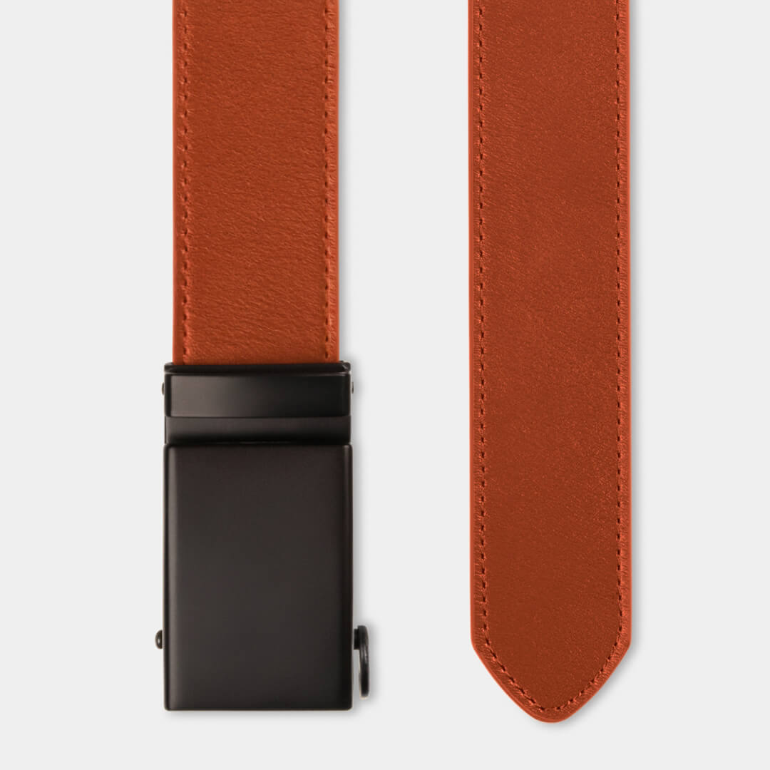 Black Heritage | Genuine Leather Belt - Minimum Co. Ratchet Leather Belts
