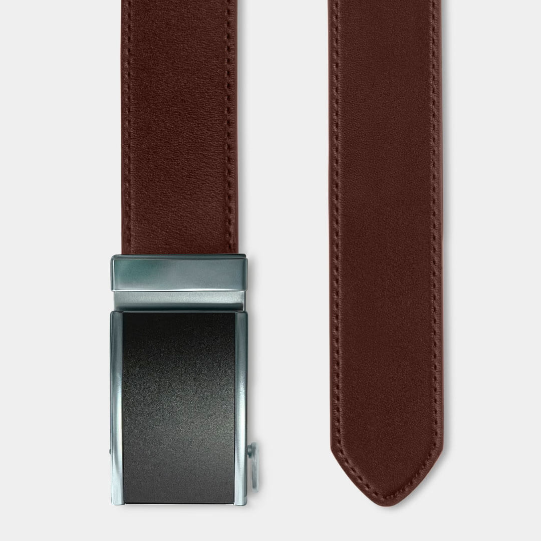 Black/Silver Heritage | Genuine Leather Belt