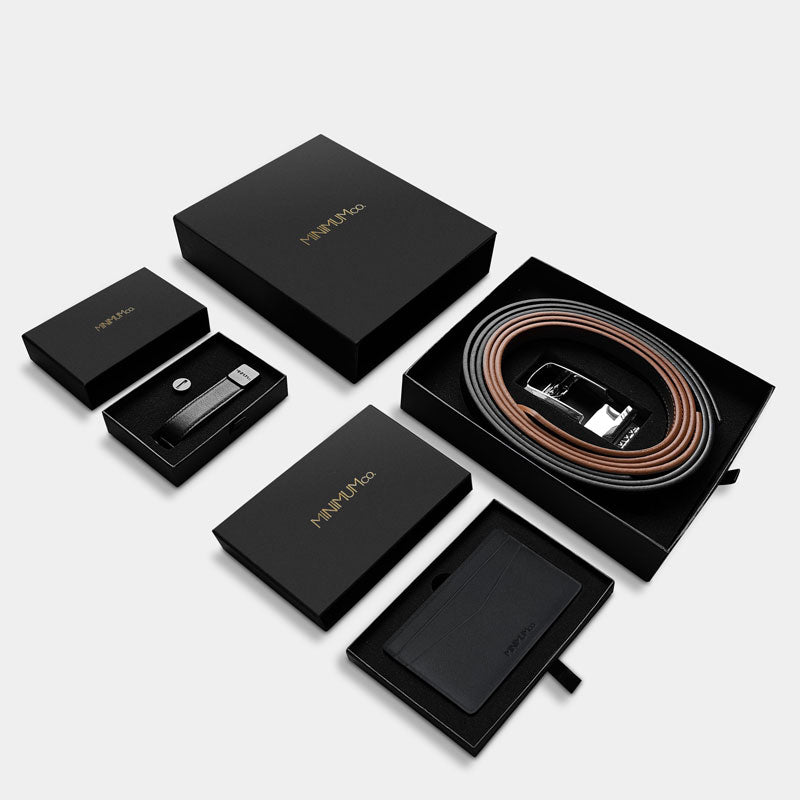 Essentials Bundle - Minimum Co. Ratchet Leather Belts
