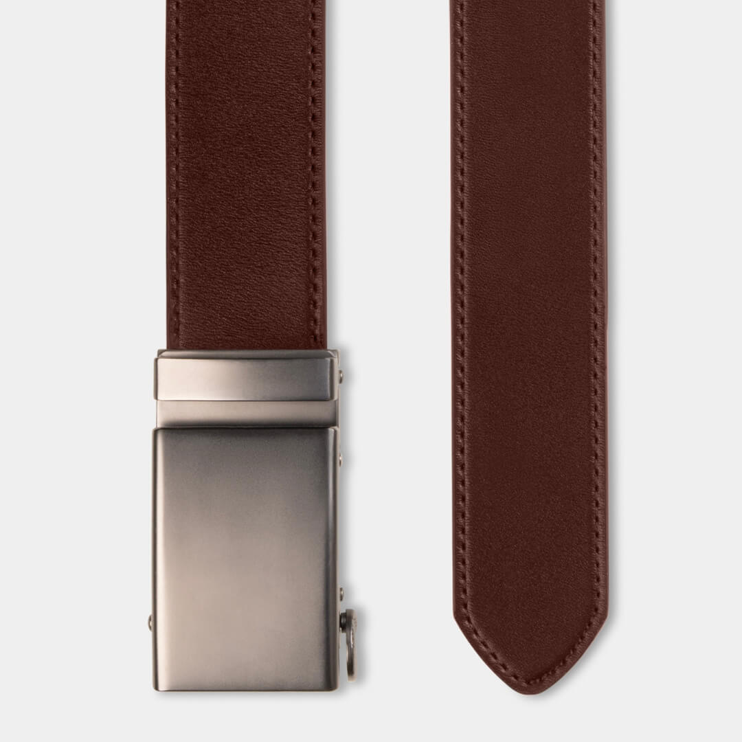 Gunmetal Heritage | Genuine Leather Belt - Minimum Co. Ratchet Leather Belts