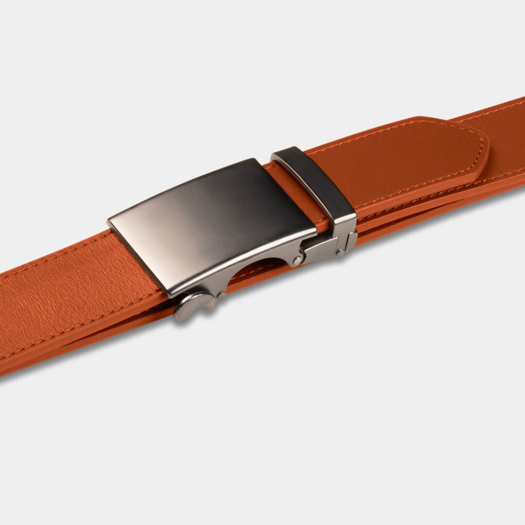 Gunmetal Heritage | Genuine Leather Belt - Minimum Co. Ratchet Leather Belts