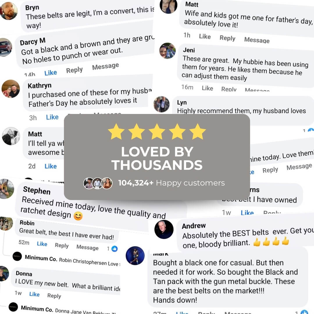 Pink Women’s Belt - Minimum Co. Ratchet Leather Belts