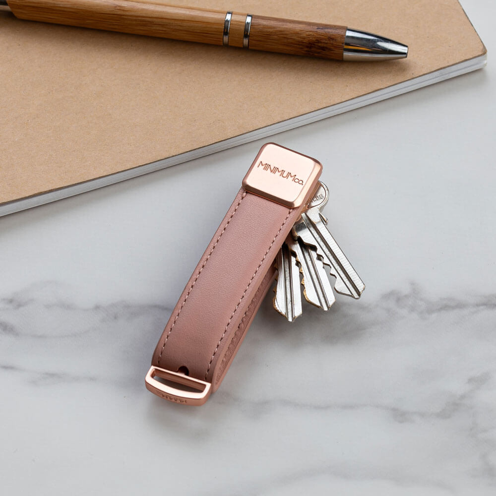 Pink | Key Organiser - Minimum Co. Ratchet Leather Belts
