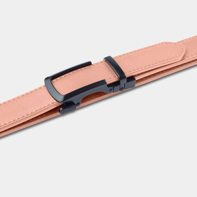 Pink Women’s Belt - Minimum Co. Ratchet Leather Belts