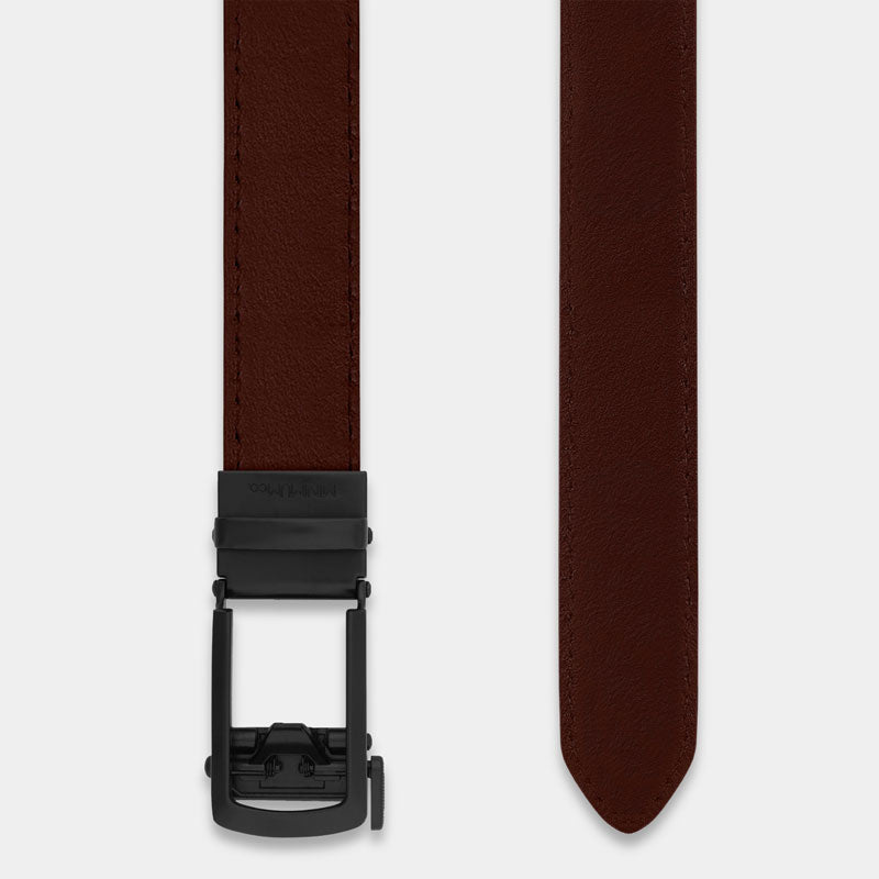 Black | Skinny Belt - Minimum Co. Ratchet Leather Belts