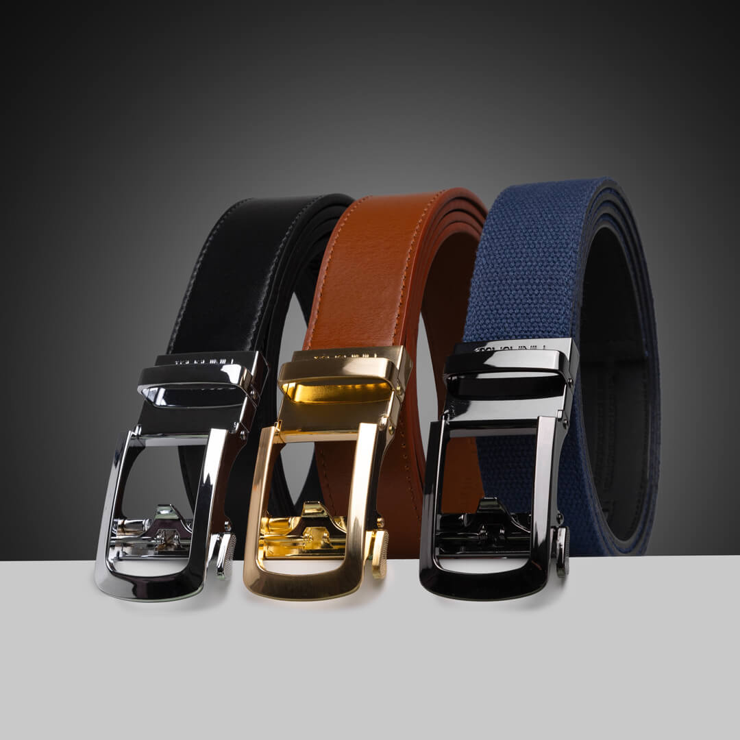 Gunmetal | Canvas Belt - Minimum Co. Ratchet Leather Belts