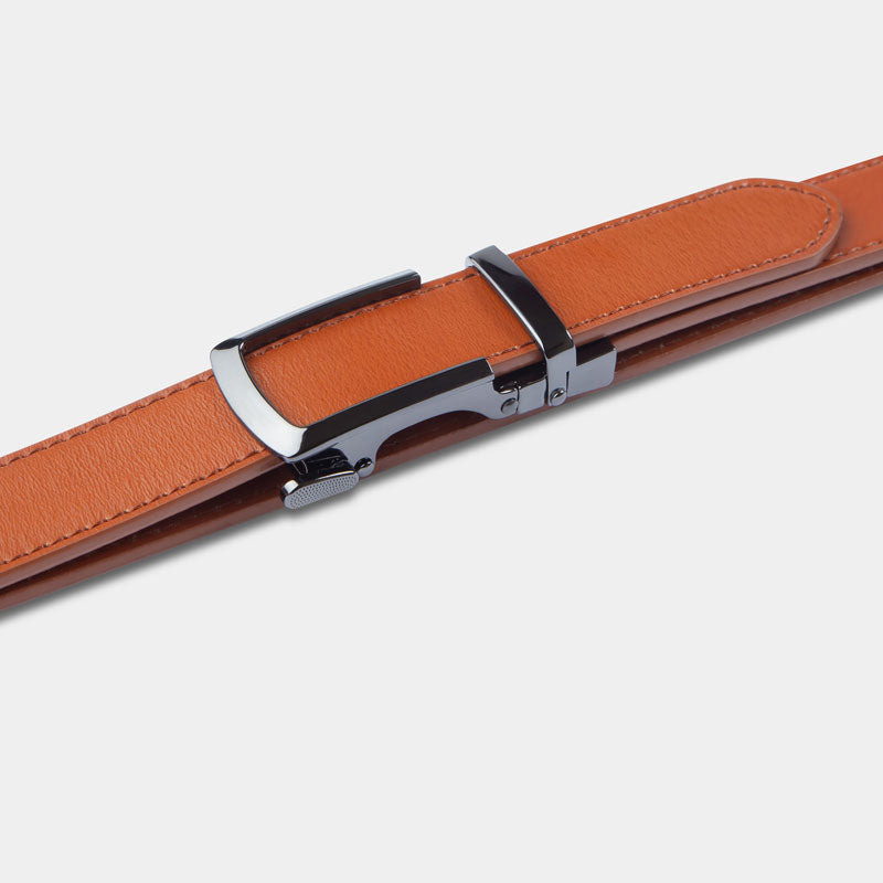 Gunmetal | Skinny Belt - Minimum Co. Ratchet Leather Belts