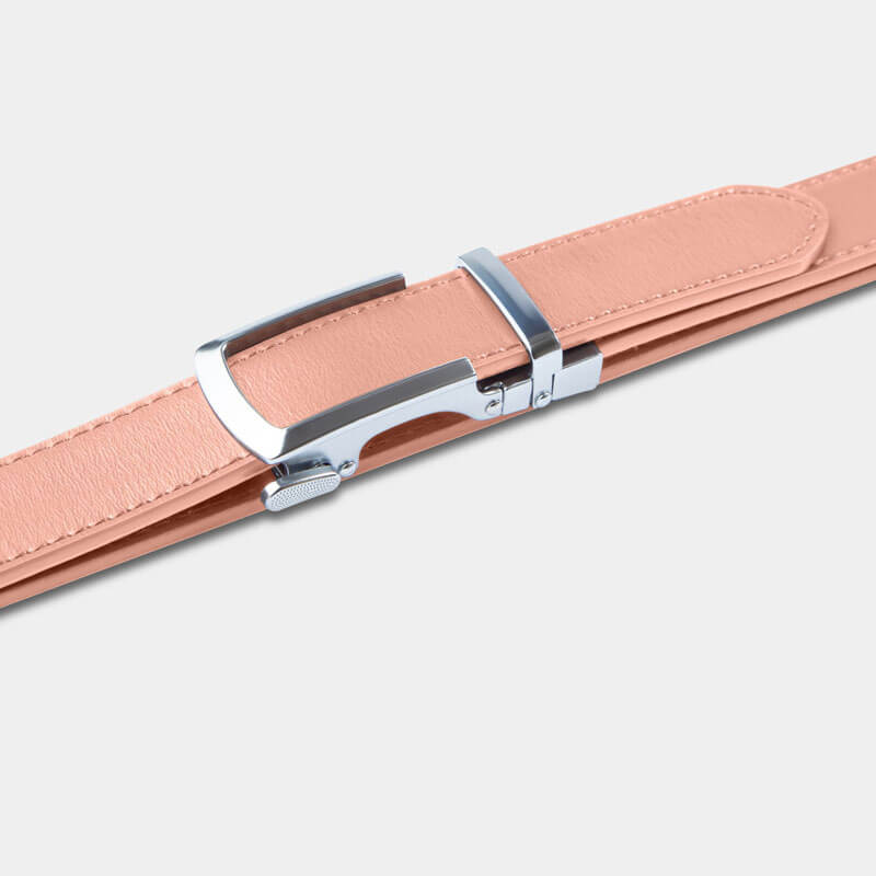 Pink Women’s Belt - Minimum Co. Ratchet Leather Belts