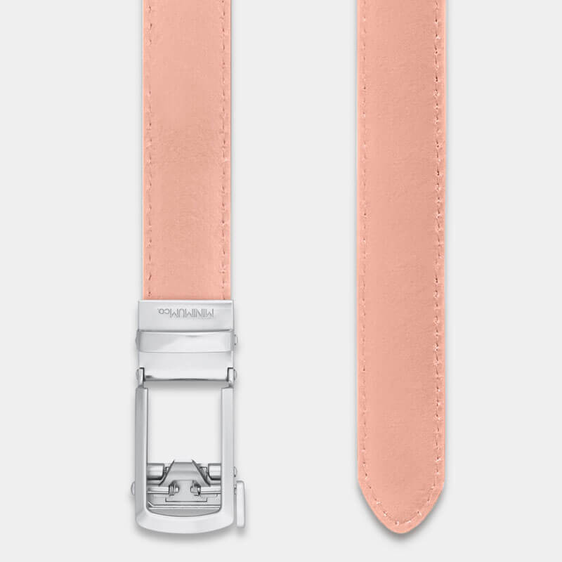 Pink Women’s Belt - Minimum Co. Ratchet Leather Belts