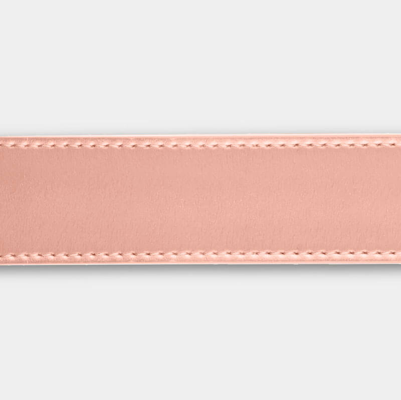 Pink Women's Leather Strap - Minimum Co. Ratchet Leather Belts