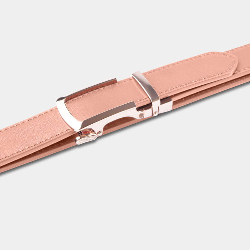 Pink Women’s Belt - Minimum Co. Ratchet Leather Belts