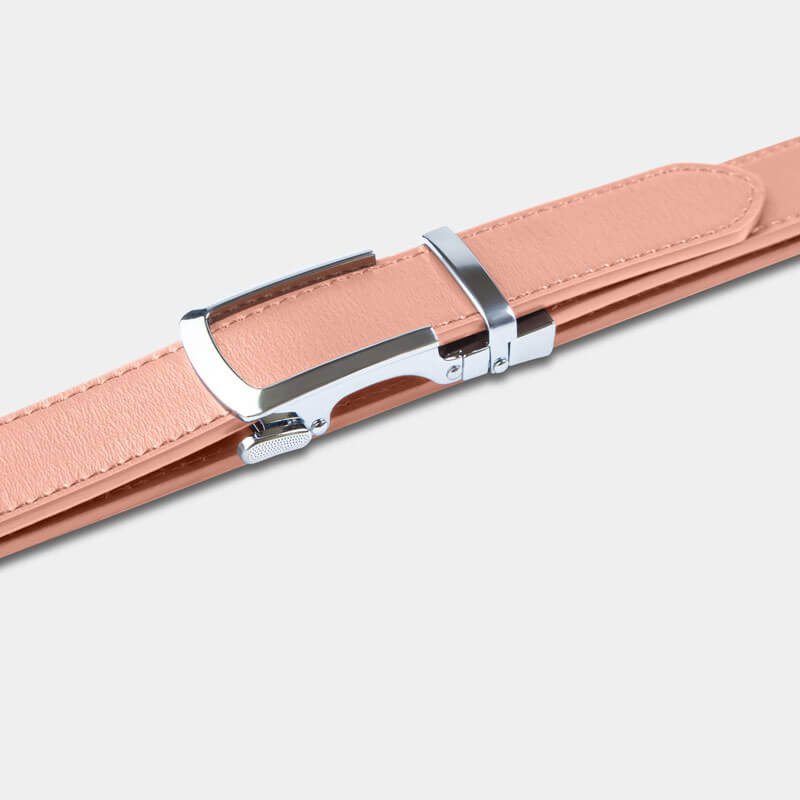 Pink Women’s Belt - Minimum Co. Ratchet Leather Belts