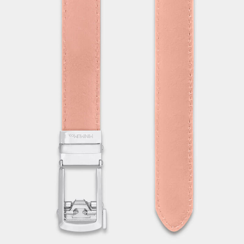 Pink Women’s Belt - Minimum Co. Ratchet Leather Belts