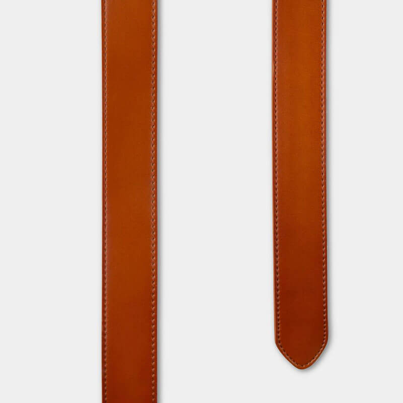 Tan XL Genuine Leather Strap - Minimum Co. Ratchet Leather Belts