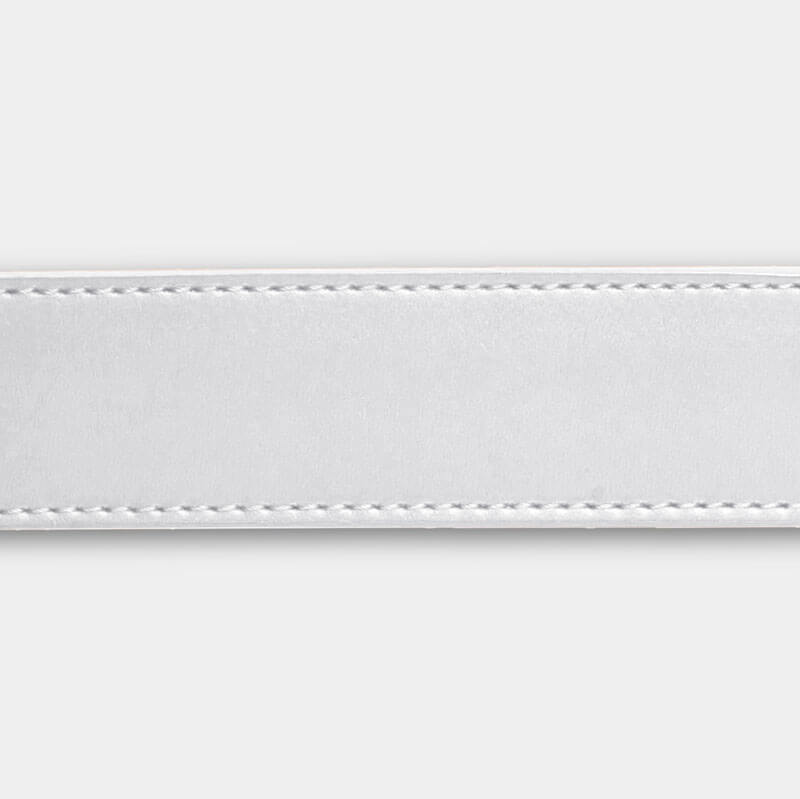 White Genuine Leather Strap - Minimum Co. Ratchet Leather Belts