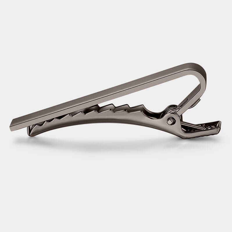 Gunmetal Tie Bar - Minimum Co. Ratchet Leather Belts