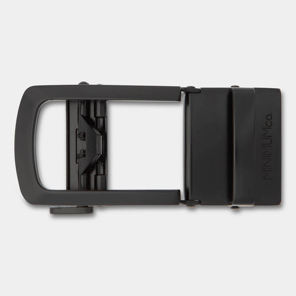 Black Buckle - Minimum Co. Ratchet Leather Belts