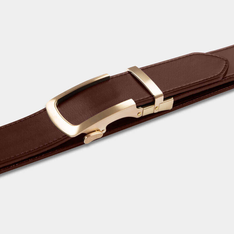 Gold | Genuine Leather - Minimum Co. Ratchet Leather Belts