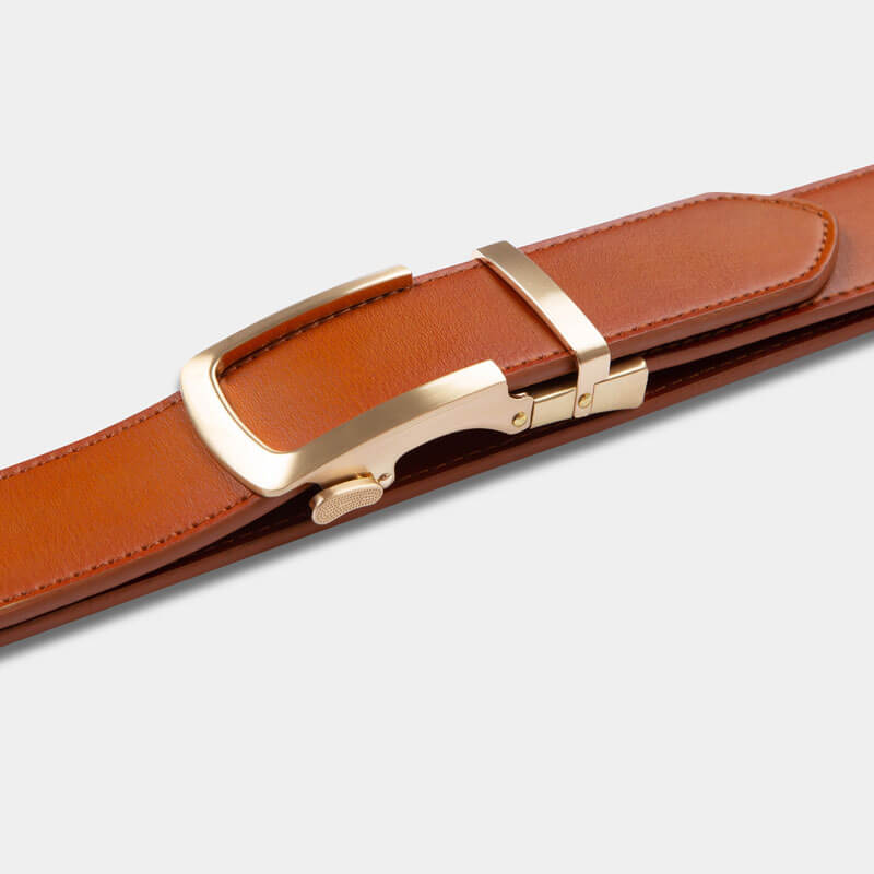 Gold | Genuine Leather - Minimum Co. Ratchet Leather Belts