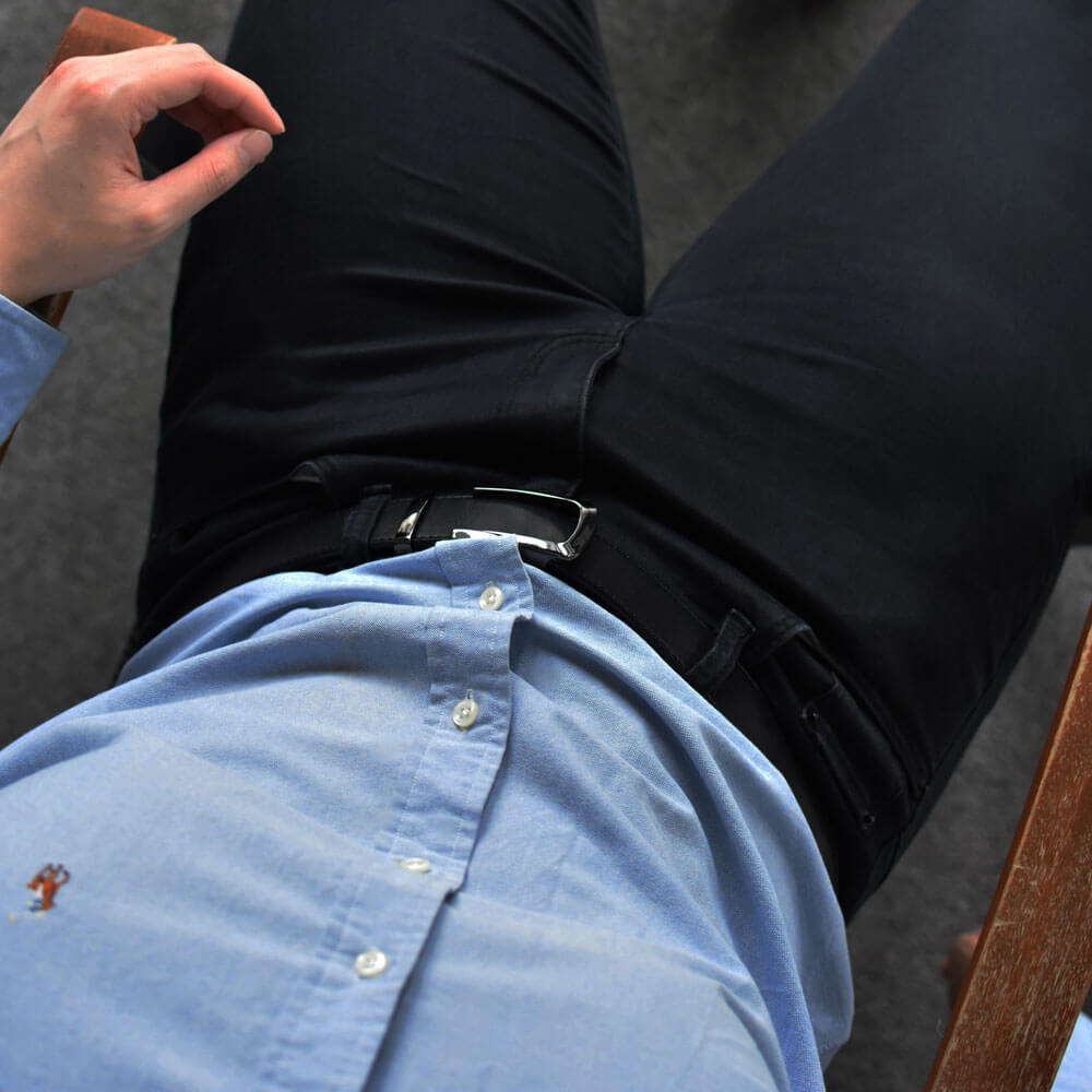 Gunmetal | Genuine Leather - Minimum Co. Ratchet Leather Belts