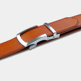 Matte Silver | Genuine Leather - Minimum Co. Ratchet Leather Belts