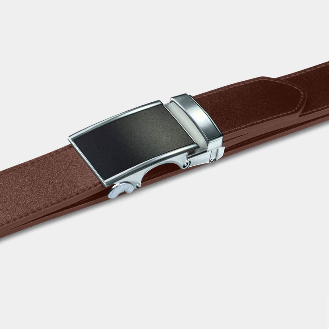 Black/Silver Heritage | Genuine Leather Belt