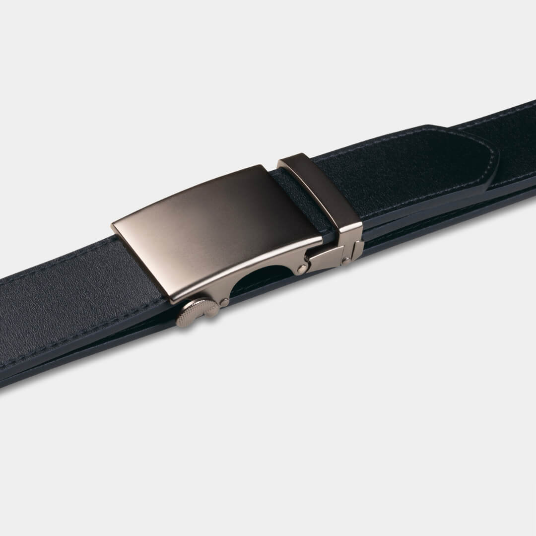 Gunmetal Heritage | Genuine Leather Belt - Minimum Co. Ratchet Leather Belts
