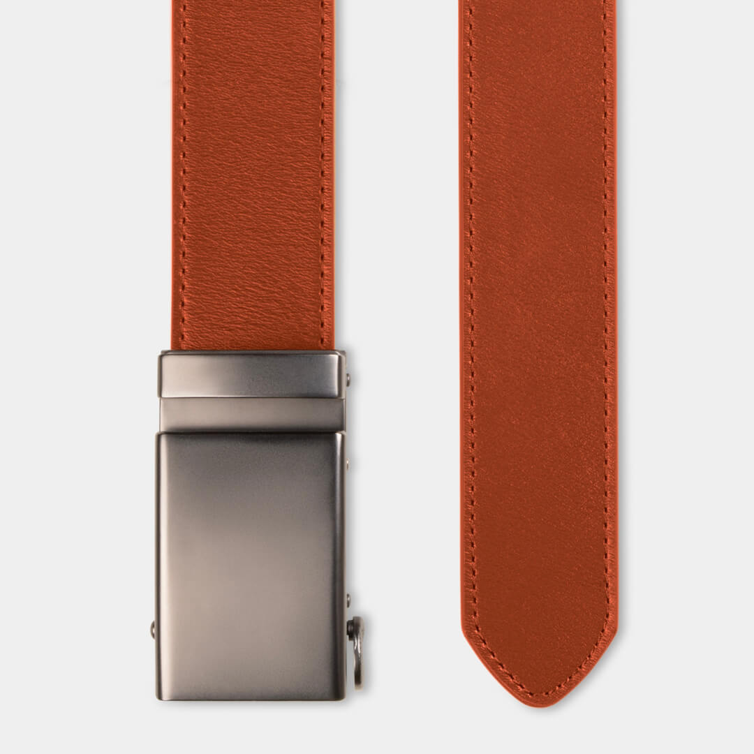 Gunmetal Heritage | Genuine Leather Belt - Minimum Co. Ratchet Leather Belts
