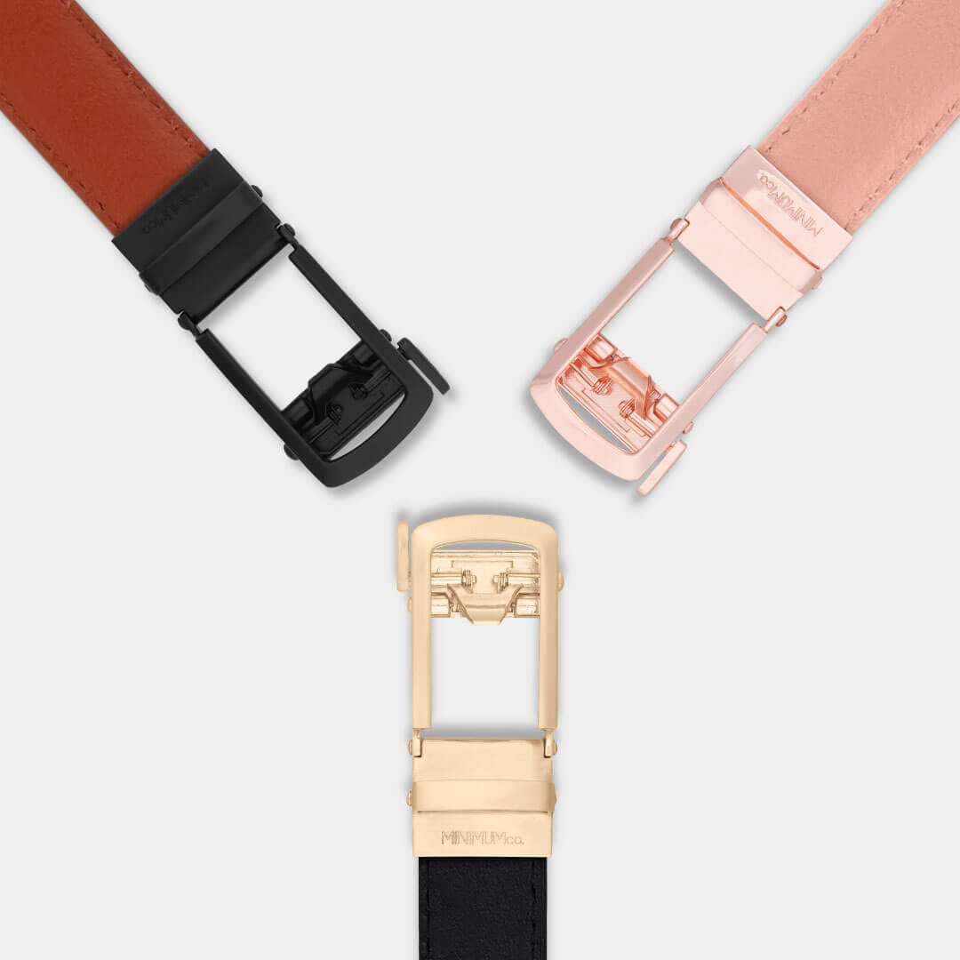 Her Triple Bundle - Minimum Co. Ratchet Leather Belts