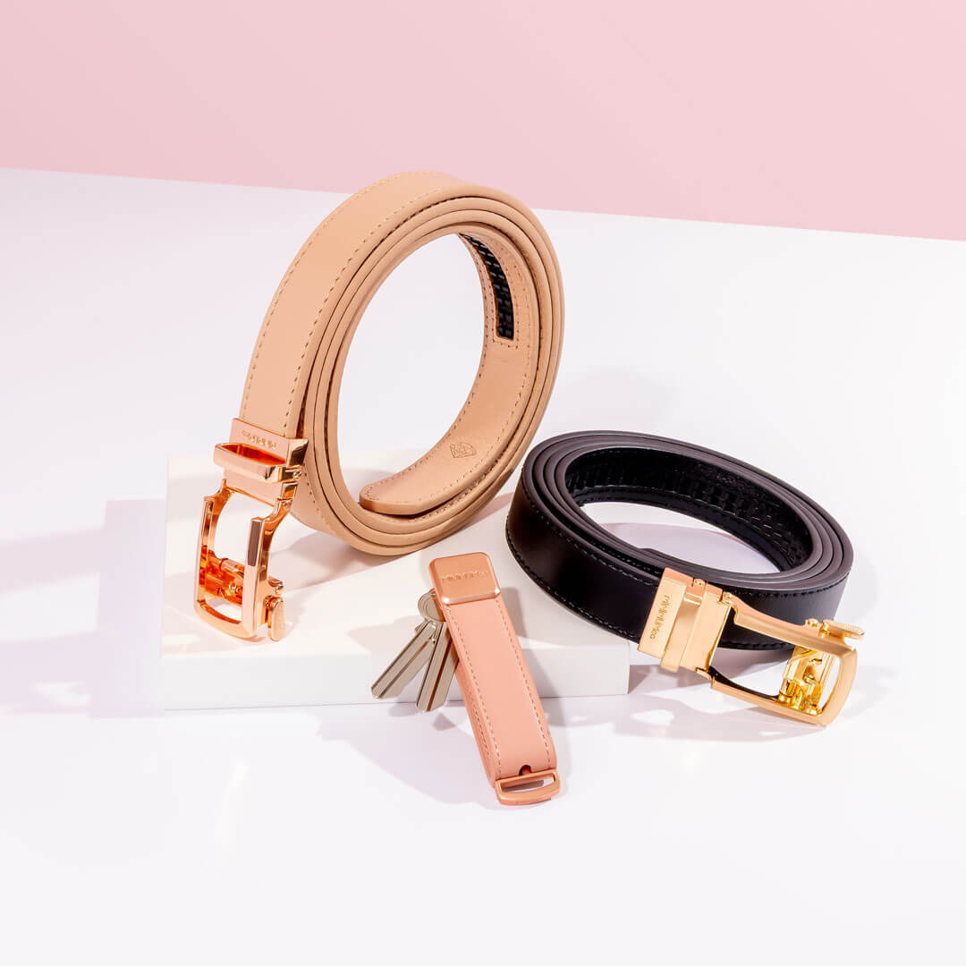 Her Essentials Bundle - Minimum Co. Ratchet Leather Belts