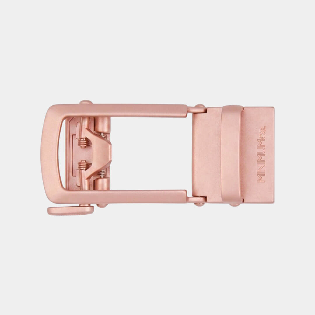 Rosé Women's Buckle - Minimum Co. Ratchet Leather Belts