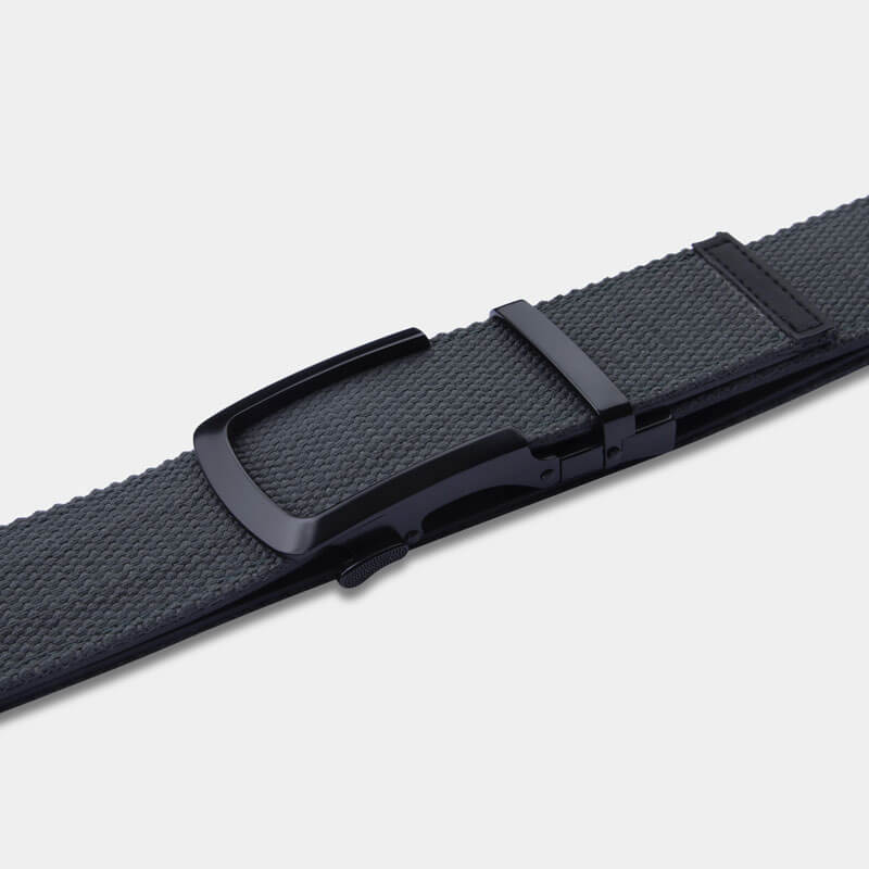 Black | Canvas - Minimum Co. Ratchet Leather Belts