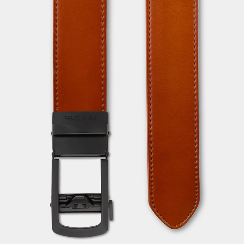 Black | Genuine Leather - Minimum Co. Ratchet Leather Belts