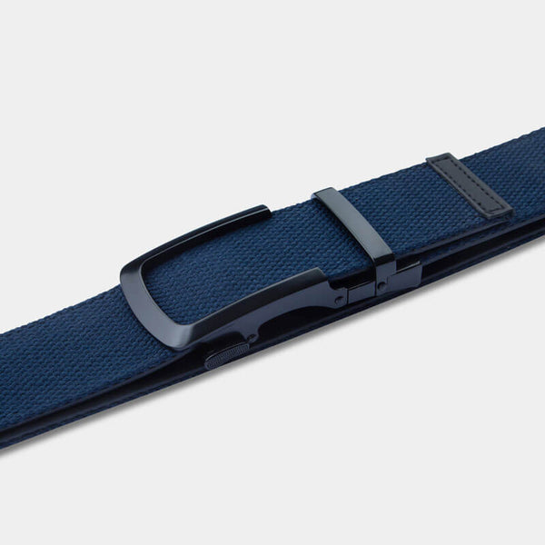 Black | Canvas - Minimum Co. Ratchet Leather Belts