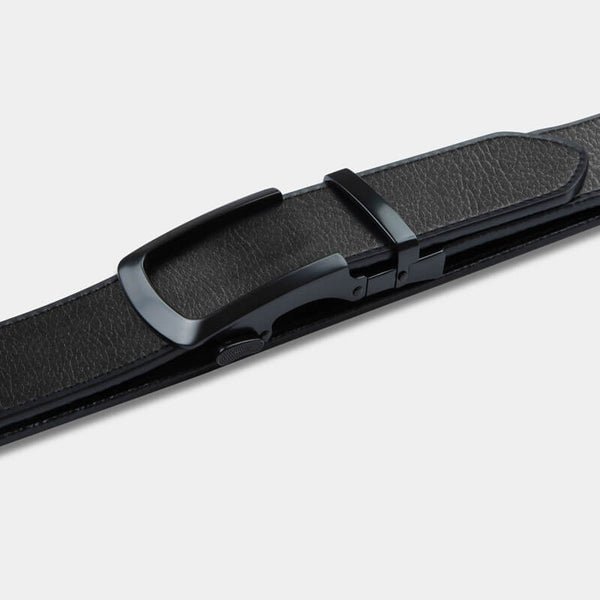 Black | Full Grain Leather - Minimum Co. Ratchet Leather Belts