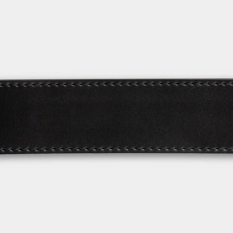 Black Genuine Leather Strap - Minimum Co. Ratchet Leather Belts