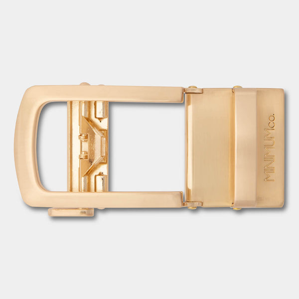 Gold Buckle - Minimum Co. Ratchet Leather Belts