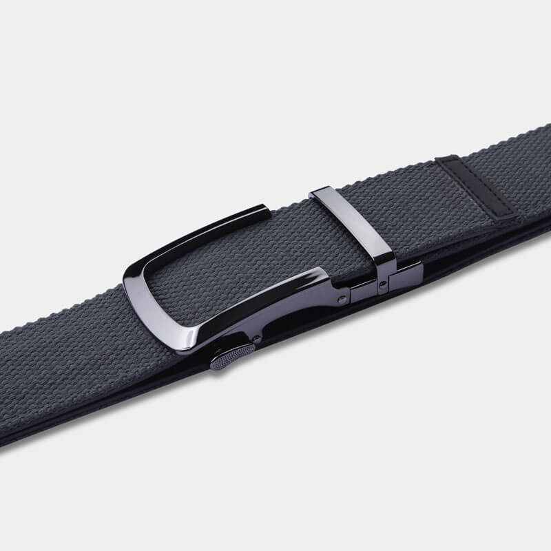 Gunmetal | Canvas - Minimum Co. Ratchet Leather Belts