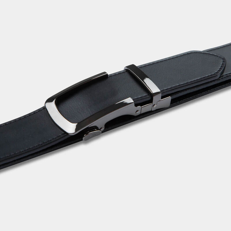 Gunmetal | Genuine Leather - Minimum Co. Ratchet Leather Belts