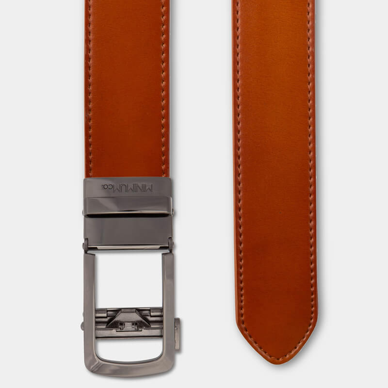 Gunmetal | Genuine Leather - Minimum Co. Ratchet Leather Belts