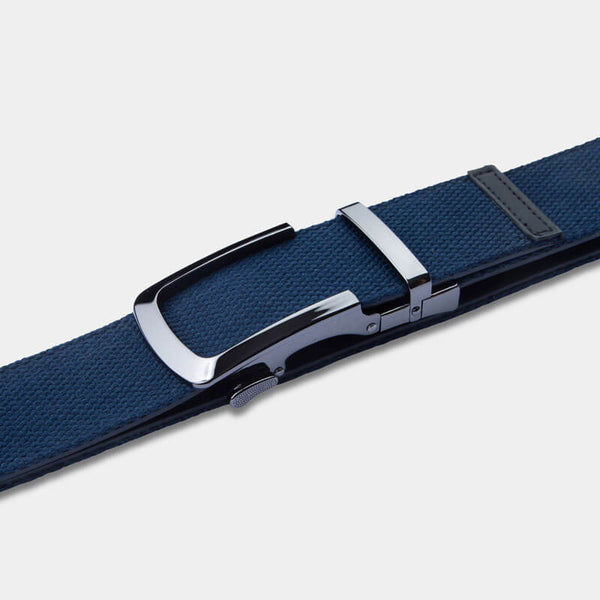 Gunmetal | Canvas - Minimum Co. Ratchet Leather Belts