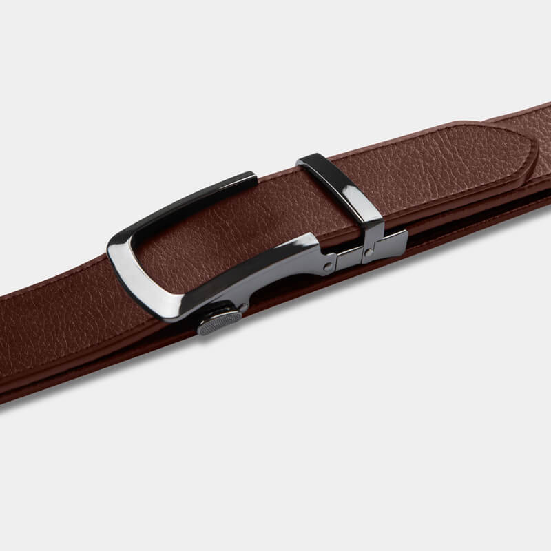 Gunmetal | Full Grain Leather - Minimum Co. Ratchet Leather Belts