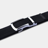 Matte Silver | Canvas - Minimum Co. Ratchet Leather Belts