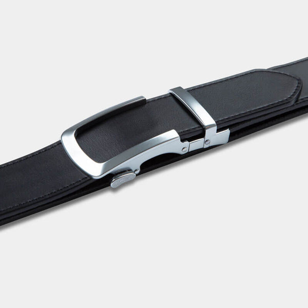 Matte Silver | Genuine Leather - Minimum Co. Ratchet Leather Belts