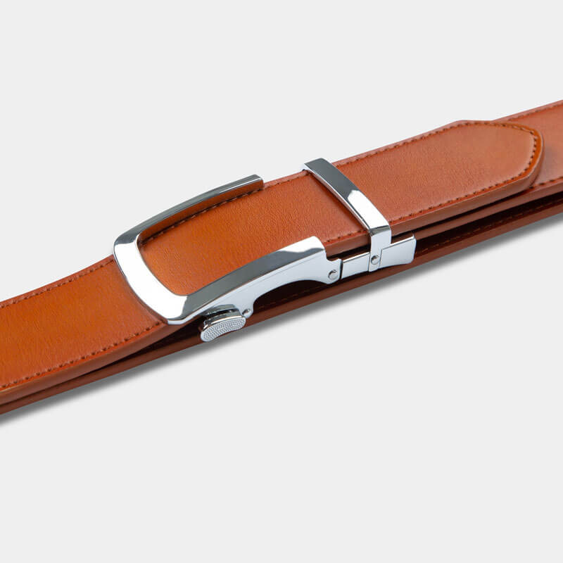 Silver | Genuine Leather - Minimum Co. Ratchet Leather Belts