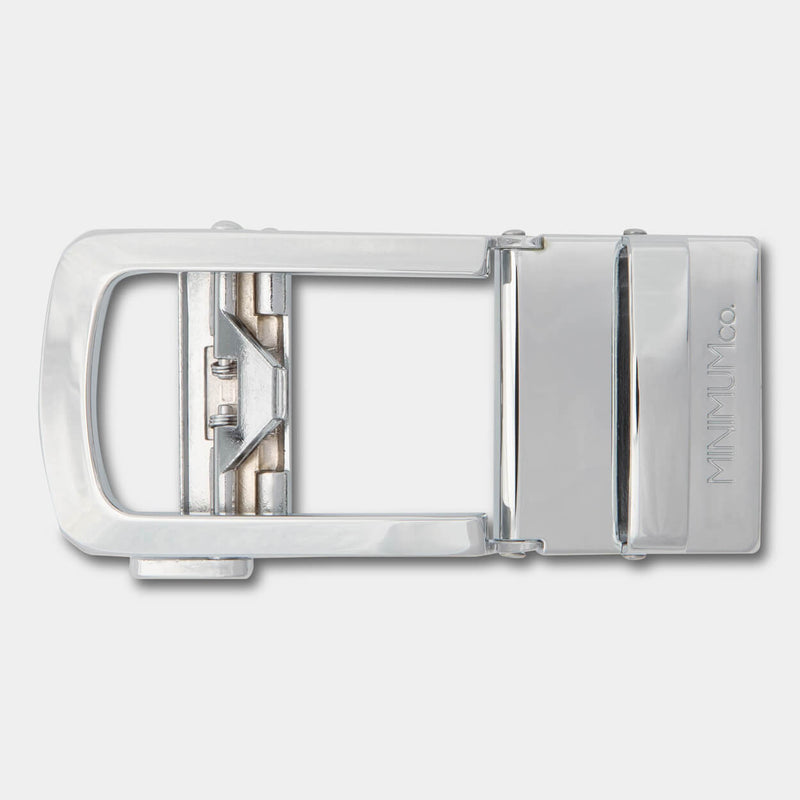Silver Buckle - Minimum Co. Ratchet Leather Belts